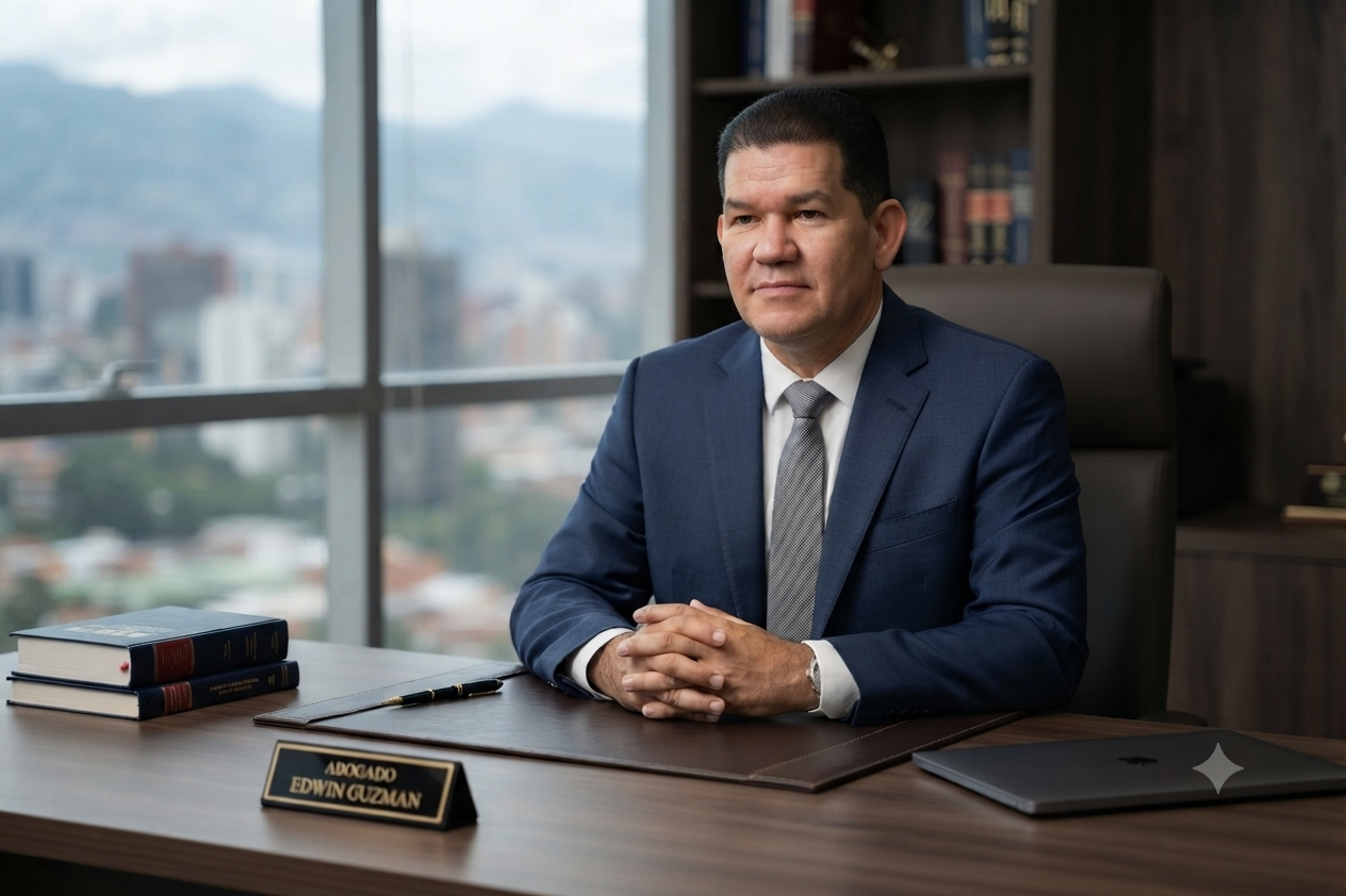 Dr. Edwin Armando Guzmán Cruz - Abogado en Colombia
